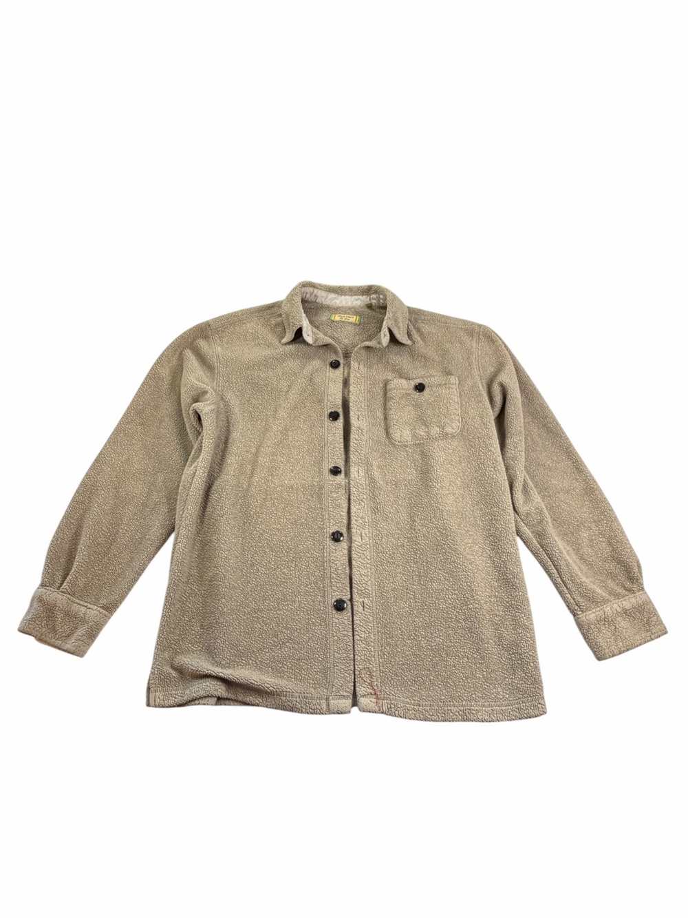 True Grit Taupe Fleece Shirt Jacket